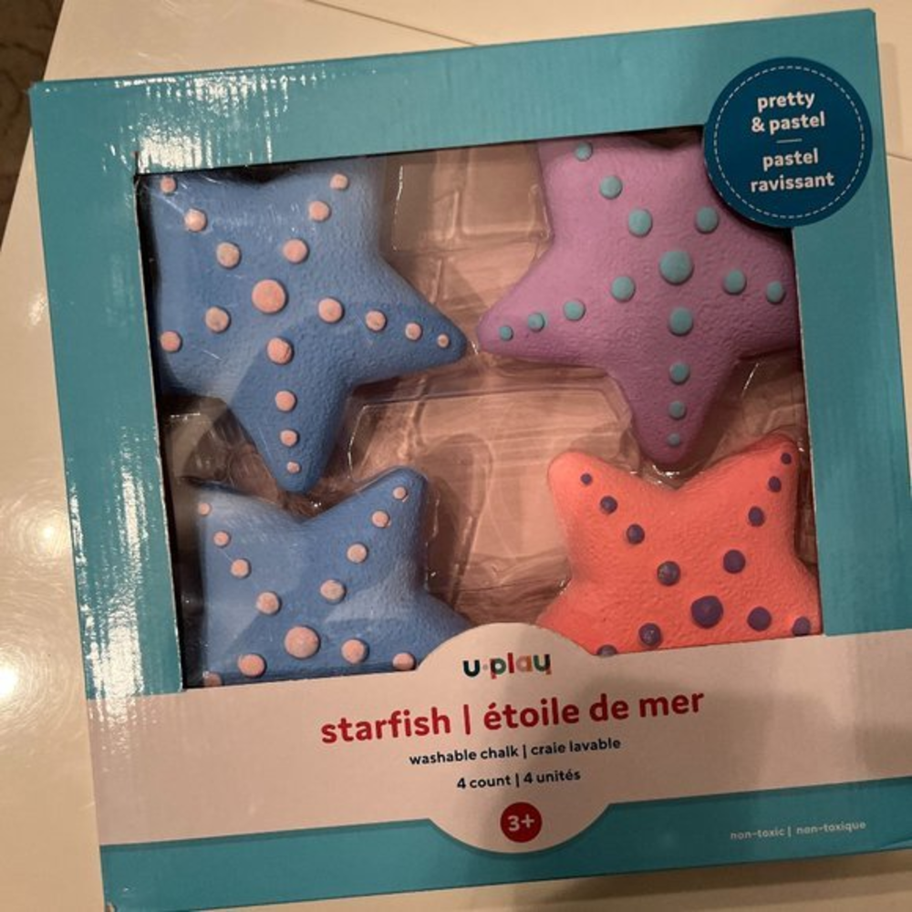 Chalk / Washable Chalk /Starfish Themed‎ (new)